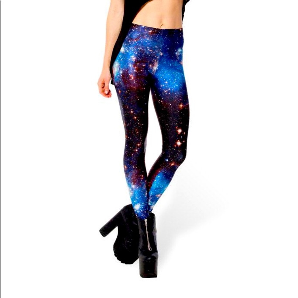 Blackmilk Blue Galaxy Leggings